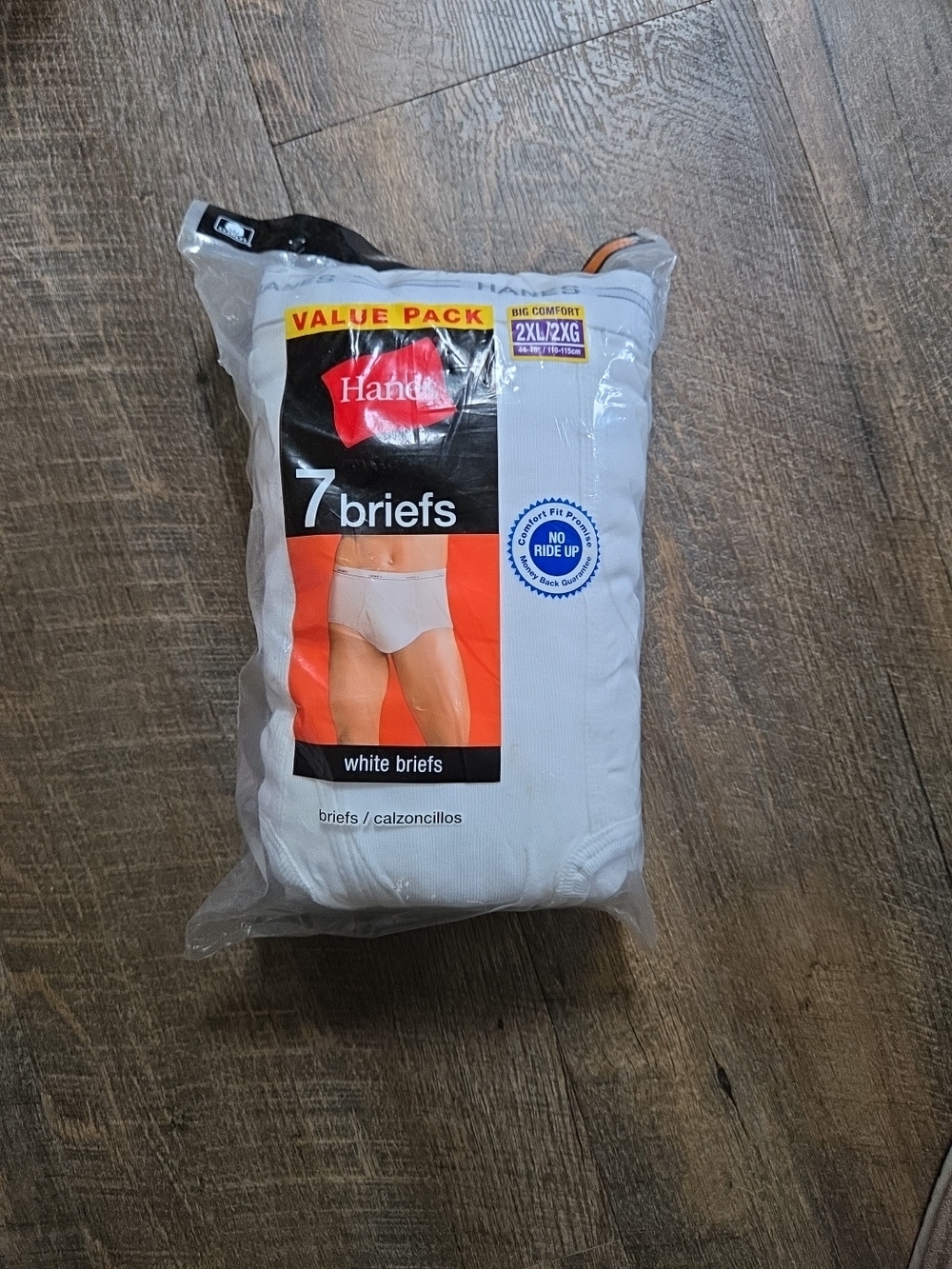 Hanes Value Pack 7 White Briefs